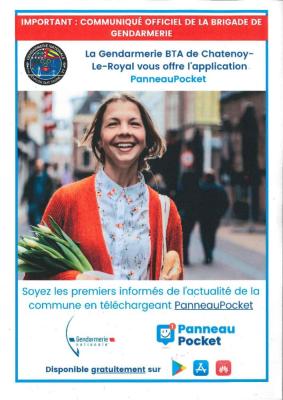 Panneau Pocket - Gendarmerie