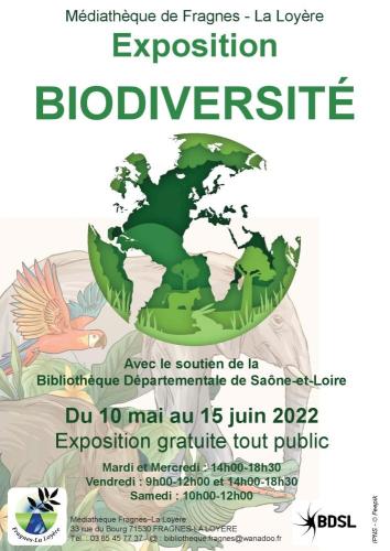 Exposition Biodiversité Médiathèque